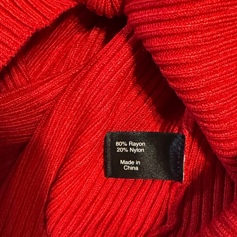 Lane Bryant Red Ribbed Sweater - Picture 5 of 8